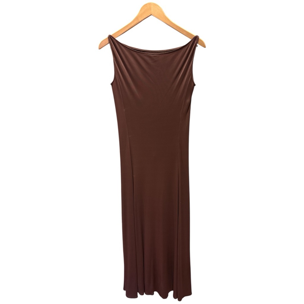 Vintage Cerruti Arte 1881 Chocolate Slip Dress - Picture 4 of 5